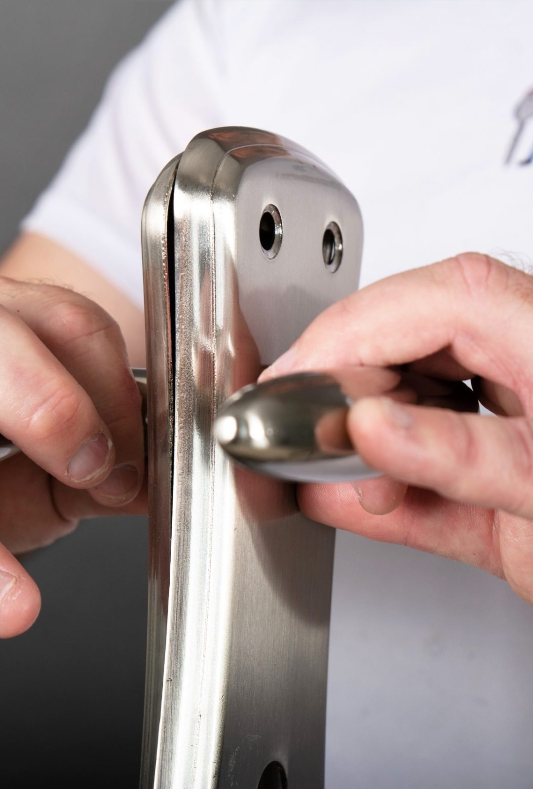 holding a lock